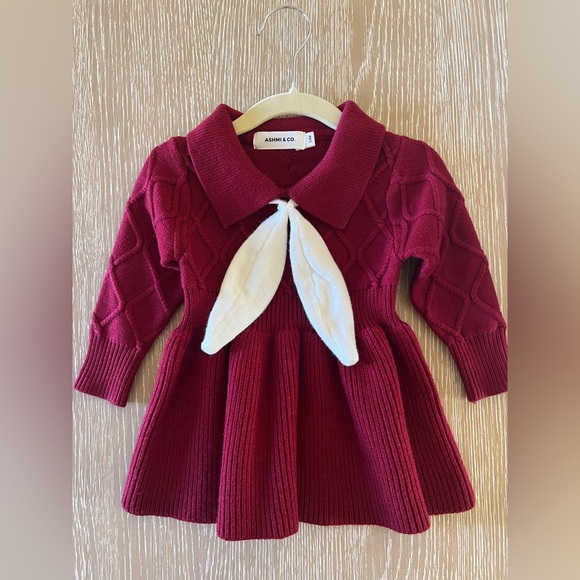 Nordstrom’s Ashmi & Co. Yara Long Sleeve Sweater Dress Baby 18-24 Months - Picture 1 of 5